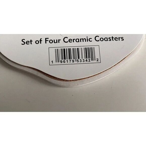 Set Of 4 Dr Seuss THE GRINCH WHO STOLE CHRISTMAS Ceramic Coasters Different Face - Picture 8 of 10